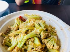 嘟嘟虾酱花菜-千日贺茶餐厅(高新万达店)