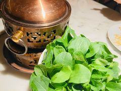 鸡汤煮鸡毛菜-初蓉丨遇见新川菜(亲贤街荣耀店)