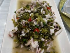 咸菜鱿鱼-金海湾海鲜排档(朱家尖店)