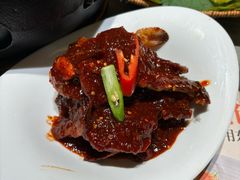 -草家酱蟹炭火烤肉店(珲春南路一店)