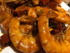 辣炒大虾-嗨辣小聚·盘锦河蟹·海鲜烧烤龙虾(盘锦十年好店)