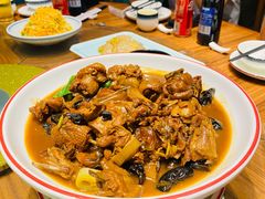 老院子炒鸡-食欲老院子荆芥疙瘩汤(经五路店)