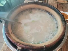 春菜排骨粥-利杨记·本味轩粥坊·烧烤(宝体店)