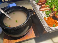 烤肉烤鸡双拼-绿茶餐厅(成都大悦城店)