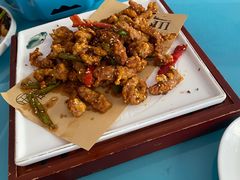 桃仁牛肉粒-普天和酒楼·新津菜·烤鸭(天津之眼店)
