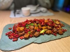 歌乐山辣子雪花牛肉-莲·中餐厅(成都首座万豪酒店)