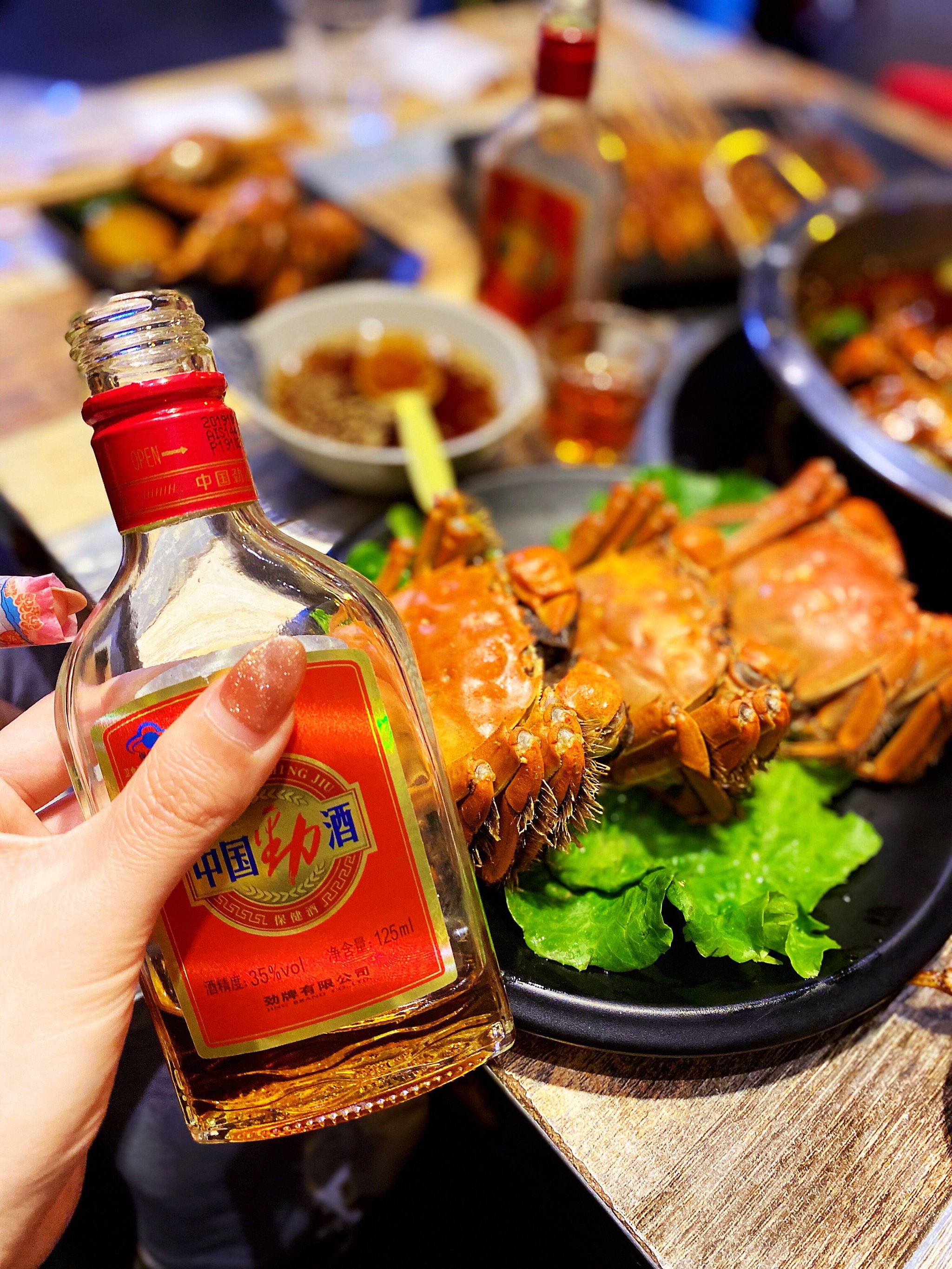 吃螃蟹能喝劲酒吗 大众点评