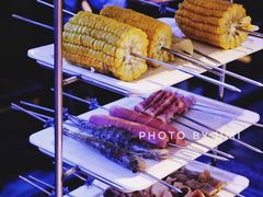 烤玉米-三个蒙古大叔羊肉串(大宁店)