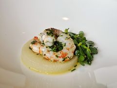 榛子味黄油炒日本甜酒腌制樱花虾-Le Comptoir de Pierre Gagnaire