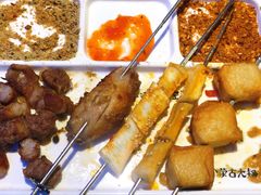 烤杏鲍菇串-三个蒙古大叔羊肉串(大宁店)
