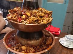 特色牛蛙锅-超越炭火牛蛙火锅鸡(河东店)