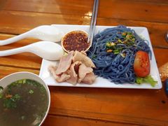 -蝶豆花蓝面条