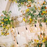 韩式黄绿色，温馨又甜蜜