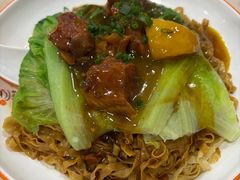 咖喱牛腩筋捞面（粗）-喜莲咖啡