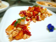 宫爆虾仁-将相和·海鲜蒸饺大连菜