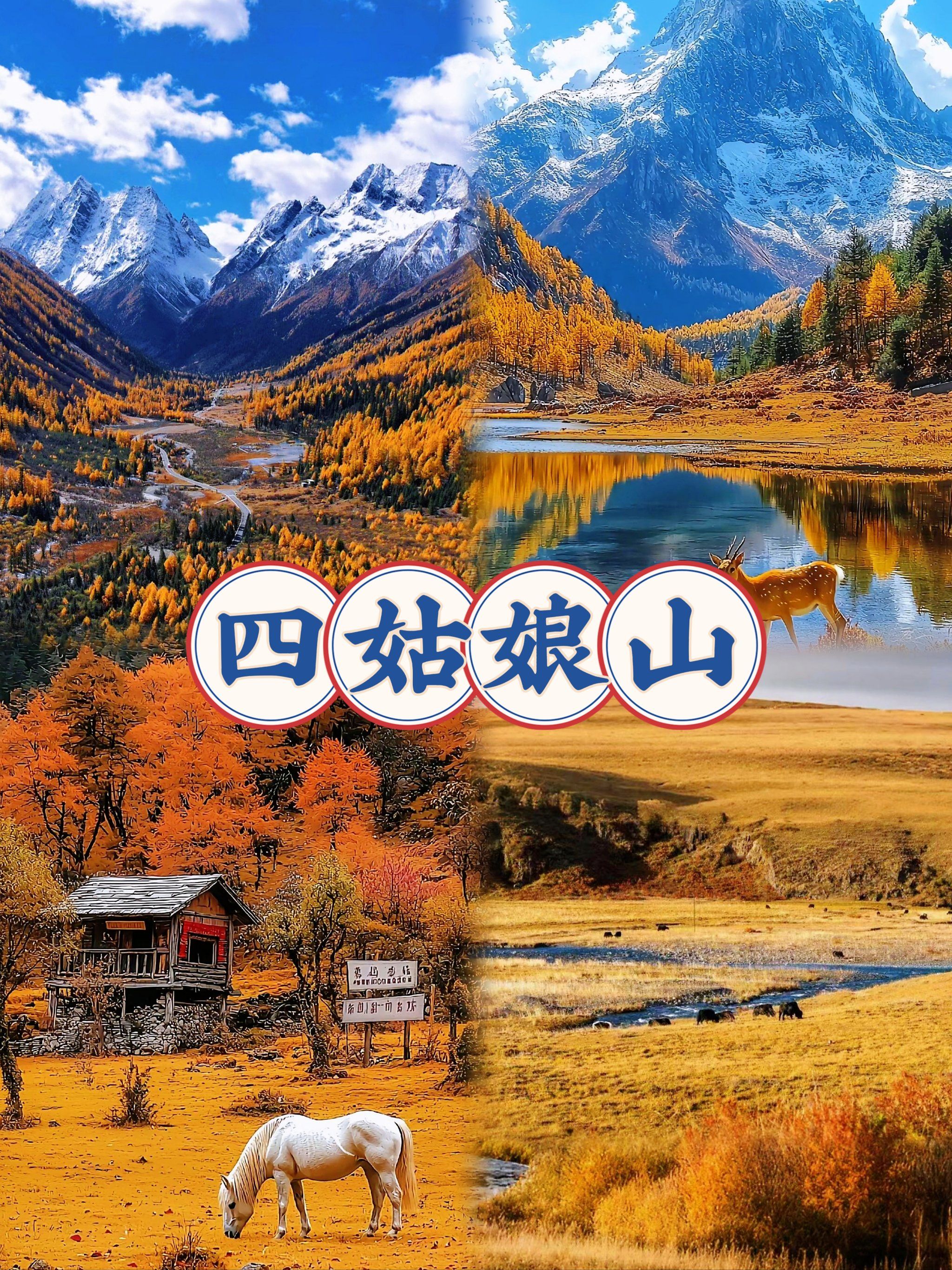 四姑娘山:川西的梦幻仙境画廊!