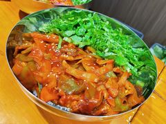 辣猪肉盖饭-kingkong大猩猩烤肉(CBD店)