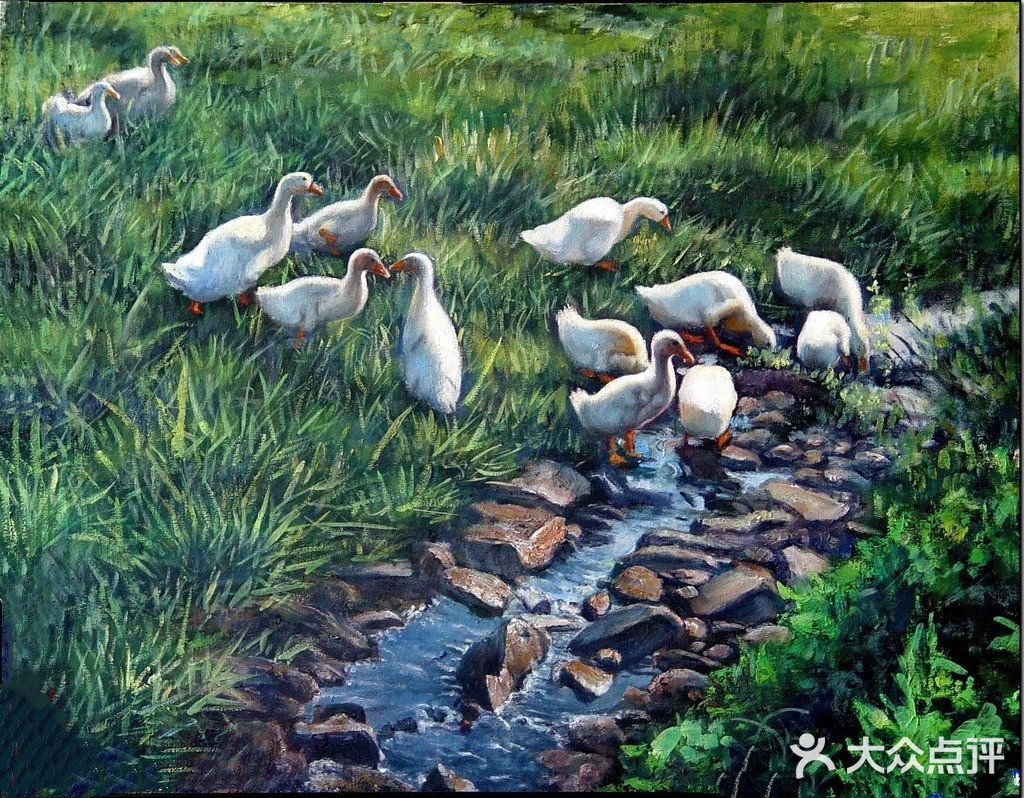 🌿清河老树画闲鸭