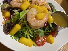 鲜柚芒果沙拉佐冰花酸梅酱-HELLO 27 意面·沙拉·帕尼尼