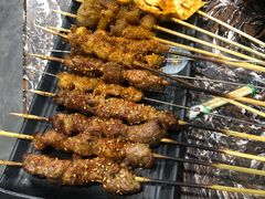 羊肉串-啊美丽炭火烤肉(滑翔一店)