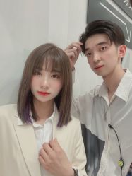 -I+造型烫发染发
