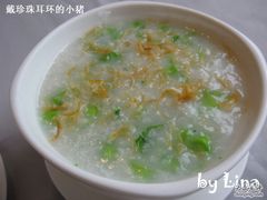 菜心瑶柱粥-御花园·粤菜·海鲜火锅(中山公园店)