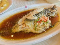 清蒸鲑鱼-怡园饭店-餐厅(四望亭店)