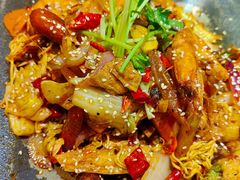 炭火干锅虾鸡翅-古原社·炭火干锅(桂庙店)