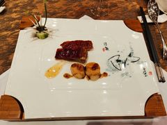 榄菜煎玉带伴烧鹅-白云宾馆·白云宴餐厅