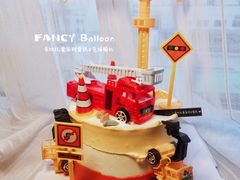 -卡比儿童蛋糕·心意定制·低脂零卡糖动物奶油FancyBALLOON(滨海店)