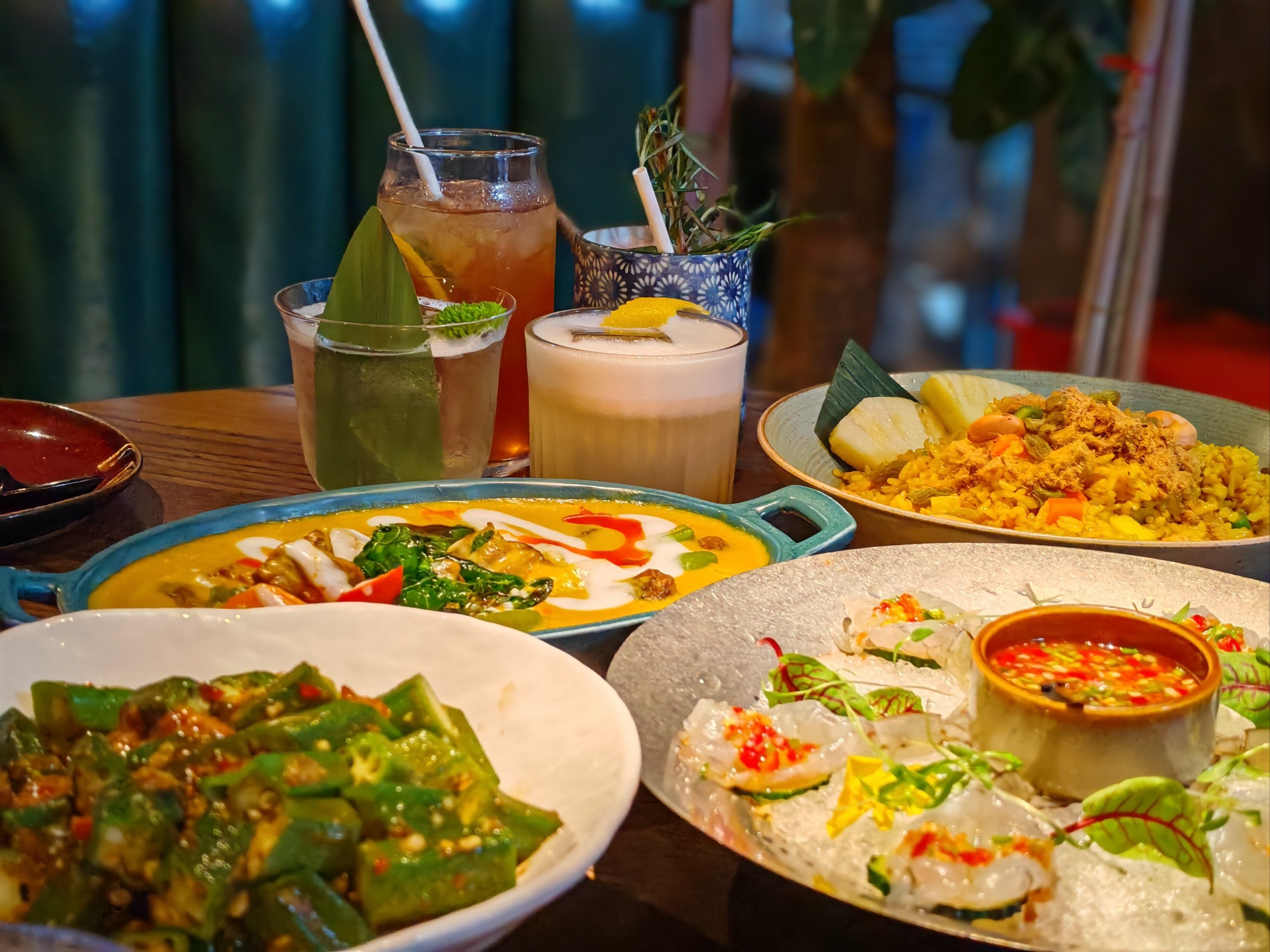 浪漫夜晚的美食约会