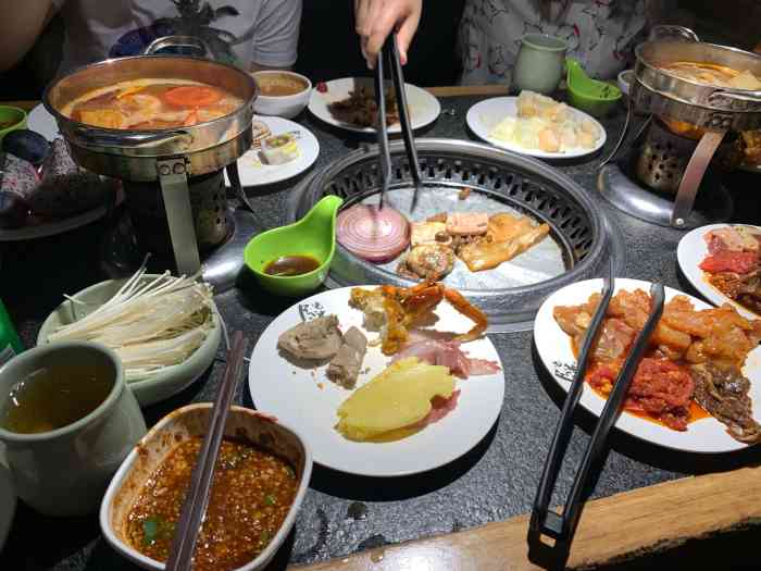 金达莱自助烤肉(茂业天地店)-"今天带同学去吃这家自助,晚八点才到