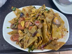 炒冷面-北大学一食堂