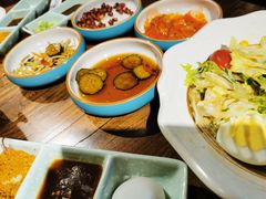 -明洞阿姨·韩式酱蟹烤肉·创意料理(三元桥店)