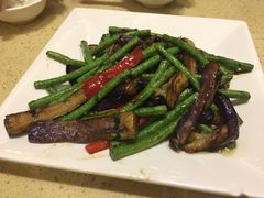 紫苏茄子炒豆角-正哥点心皇子(锦江国际广场店)