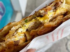 鲜肉里脊鸡蛋锅盔-军屯锅魁(城市花园店)