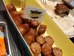 烤肠，大概等20分钟-盒马鲜生(曜一城店)