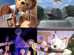 -小镇影院迪士尼小熊Duffy与他的朋友合影地