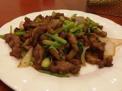 孜然牛肉-回香楼大连新派清真菜
