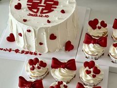 -咖咖熊蛋糕定制·英国蓝风车动物性淡奶油