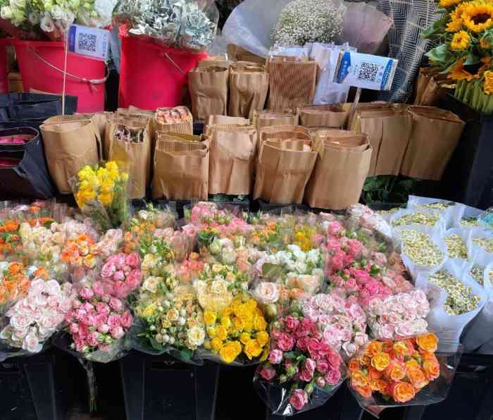 循礼门鲜花市场图片图片