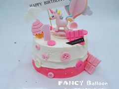 -卡比儿童蛋糕·心意定制·低脂零卡糖动物奶油FancyBALLOON(滨海店)