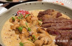 Truffle Risotto with Pan-Seared Steak
