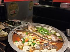 鲜青椒味烤鱼（凌波鱼）-师烤·豆花烤鱼(深圳坂田天虹店)
