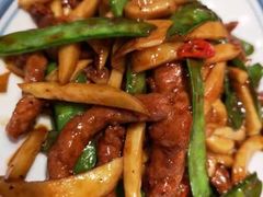 碧绿山珍炒牛柳牛柳-柒园·三十年创意杭帮菜(龙湖滨江天街店)