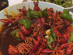 一大盆十八香大虾-沪小胖·小龙虾·蓝龙王(八佰伴店)