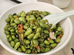 家乡扁豆炒油渣-红色湘菜馆(春风店)