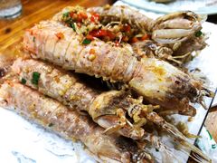 椒盐虾菇-阿静美食