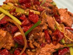 线辣皮炒黄牛肉-新疆杭州疗养院·富春山庄