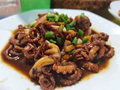 酱爆八爪鱼-胖大嫂渔家排档·全海景餐厅(渔村店)